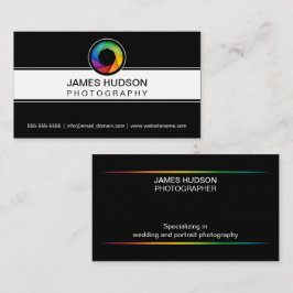 Tarjeta De Visita Obturador de la fotografía