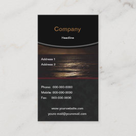 Tarjeta De Visita Ocean Business Card
