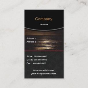 Tarjeta De Visita Ocean Business Card