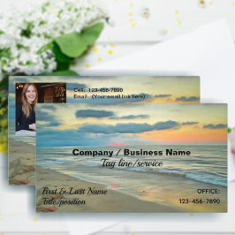 Tarjeta De Visita Ocean Sunset 0735
