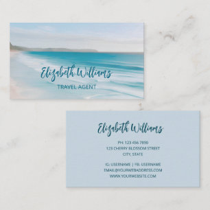 Tarjeta De Visita Ocean Travel Agent