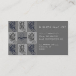 Tarjeta De Visita Ocho oídos gráficos