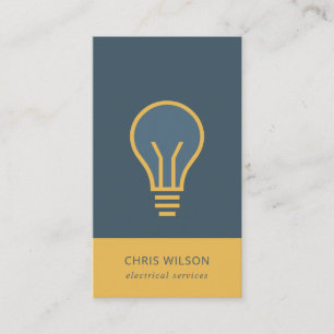 TARJETA DE VISITA OCHRE NAVY GRAY ELÉCTRICO ELÉCTRICO DE BOMBA ELÉCT