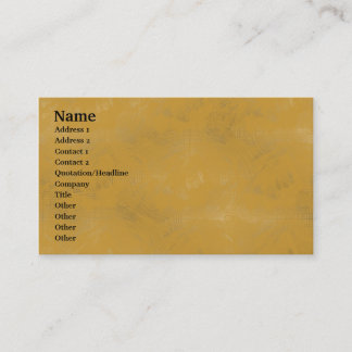 Tarjeta De Visita Ochre Wash