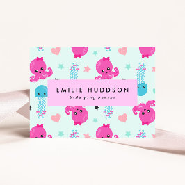 Tarjeta De Visita Octopus, Jellyfish, Centro de juegos, Centro de ac