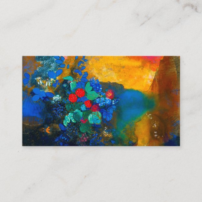Tarjeta De Visita Odilon Redon - Ophelia (Anverso)