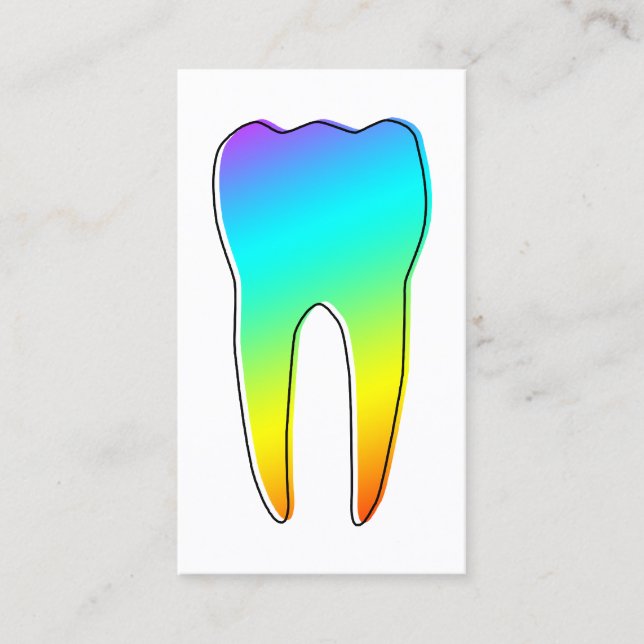 Tarjeta De Visita odontología del oddRex (Anverso)