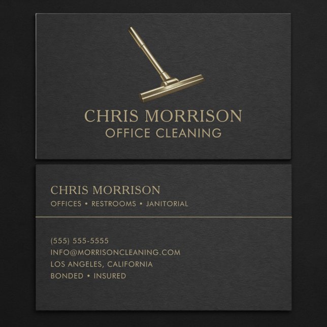 Tarjeta De Visita Office Cleaning Services Professional (Subido por el creador)