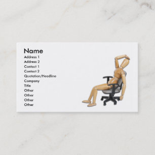 Tarjeta De Visita OfficeFrustration, nombre, dirección 1, direcció