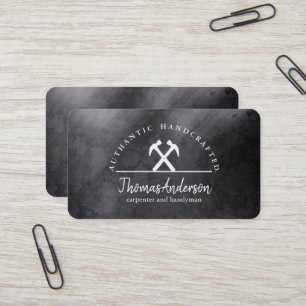 Tarjeta De Visita Oficial de Reparación de Hogar Moderno Profesional