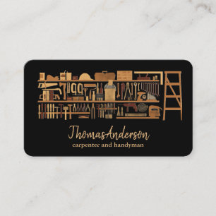 Tarjeta De Visita Oficial de Reparación de Hogar Moderno Profesional