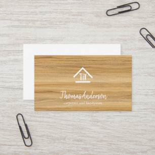 Tarjeta De Visita Oficial de Reparación de Hogar Moderno Profesional