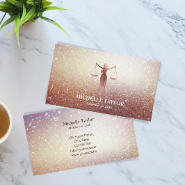 Tarjeta De Visita Oficina de Abogados Abogados de Lujo Moderno