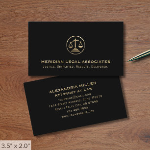 Tarjeta De Visita Oficina de Derecho Profesional