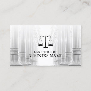 Tarjeta De Visita Oficina de Derecho Profesional de Abogados