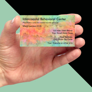 Tarjeta De Visita Oficina de Psiquiatras de Salud Mental