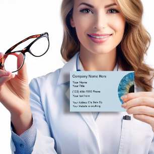 Tarjeta De Visita Oficina del médico oftalmólogo