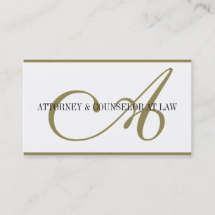 Tarjeta De Visita Oficina legal del bufete de abogados del consejero