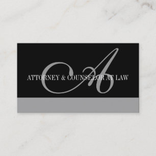 Tarjeta De Visita Oficina legal del bufete de abogados del consejero