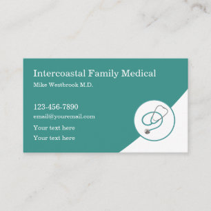 Tarjeta De Visita Oficina Médica Doctor