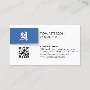 Tarjeta De Visita Oficios de Contratista y Albañil