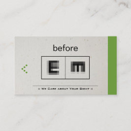 Tarjeta De Visita Oftalmología Médica ocular Oftalmólogo Optometría