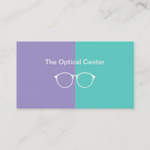 Tarjeta De Visita Oftalmólogo de la Tienda Óptica