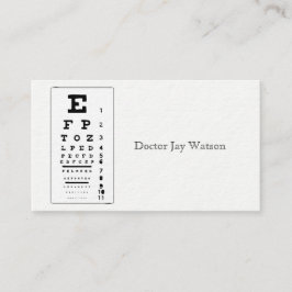 Tarjeta De Visita Oftalmólogo Oftalmólogo Oftalmólogo Destino De Ojo