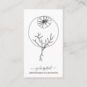 Tarjeta De Visita Oftalmólogos y optometristas de médicos oculares