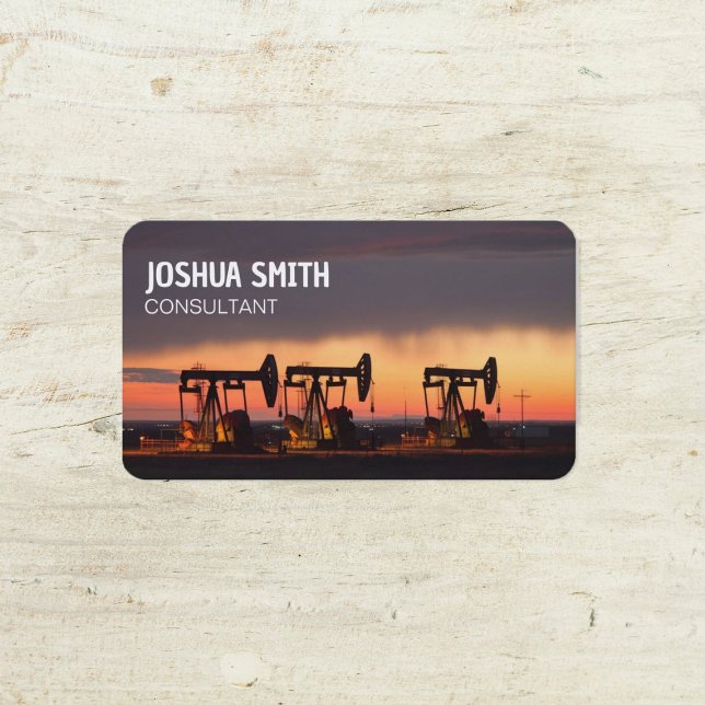Tarjeta De Visita Oilfield Petroleum Oil Company (Oil and Gas Cards)