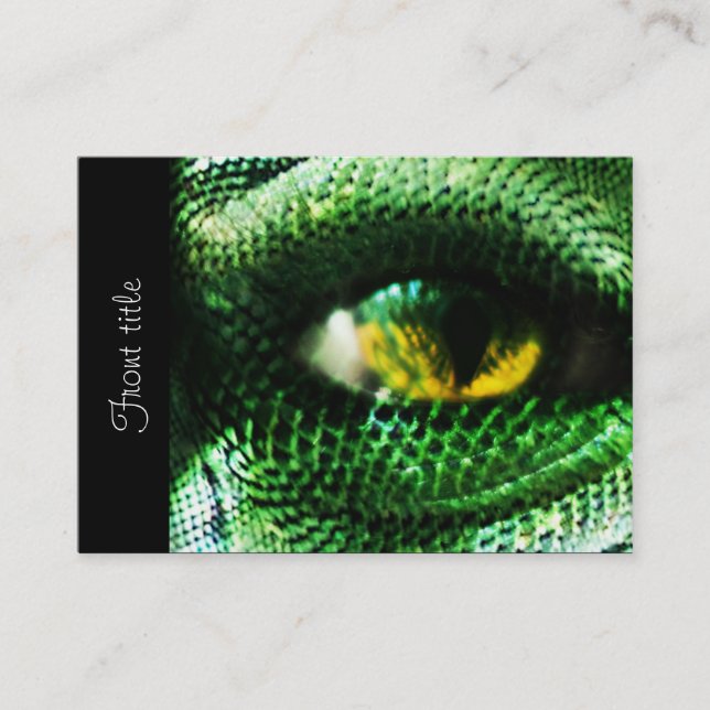 Tarjeta De Visita ¿Ojo...? (Anverso)