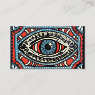 Tarjeta De Visita Ojo azul de los gitanos