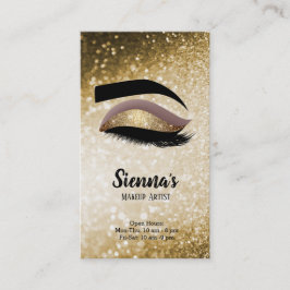 Tarjeta De Visita Ojo de azotes dorados