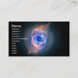 Tarjeta De Visita Ojo de gatos de la NASA
