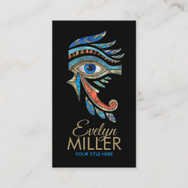 Tarjeta De Visita Ojo egipcio de Horus - Ornamento de Wadjet
