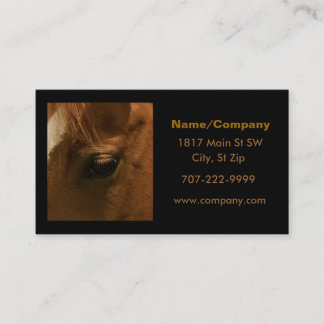 Tarjeta De Visita Ojo equino