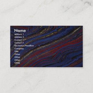 Tarjeta De Visita Ojo, hematites y jaspe del tigre