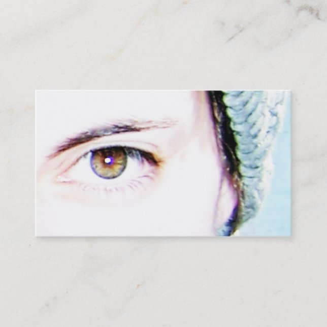 Tarjeta De Visita ojo izquierdo (Anverso)