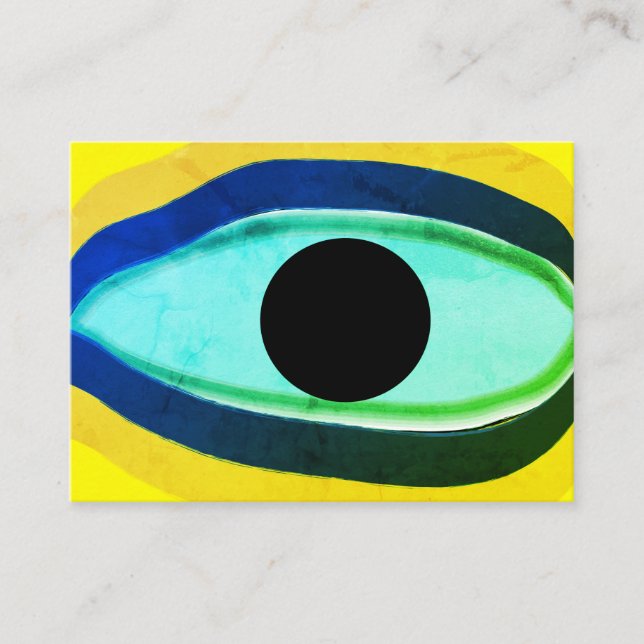 Tarjeta De Visita Ojo Malo  (Anverso)