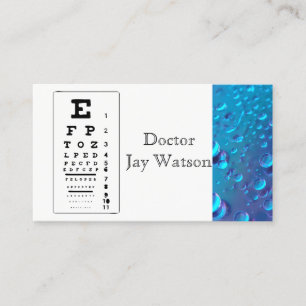 Tarjeta De Visita Ojo Oftalmólogo Optometrista