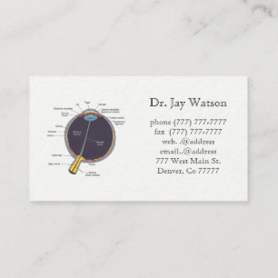 Tarjeta De Visita Ojo Oftalmólogo Optometrista