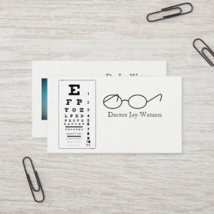 Tarjeta De Visita Ojo Oftalmólogo Optometrista