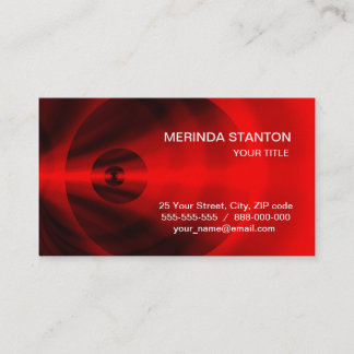 Tarjeta De Visita Ojo rojo
