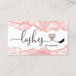 Tarjeta De Visita Ojos de artista de maquillaje azotan el negocio de