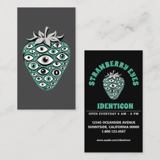 Tarjeta De Visita Ojos de Fresa