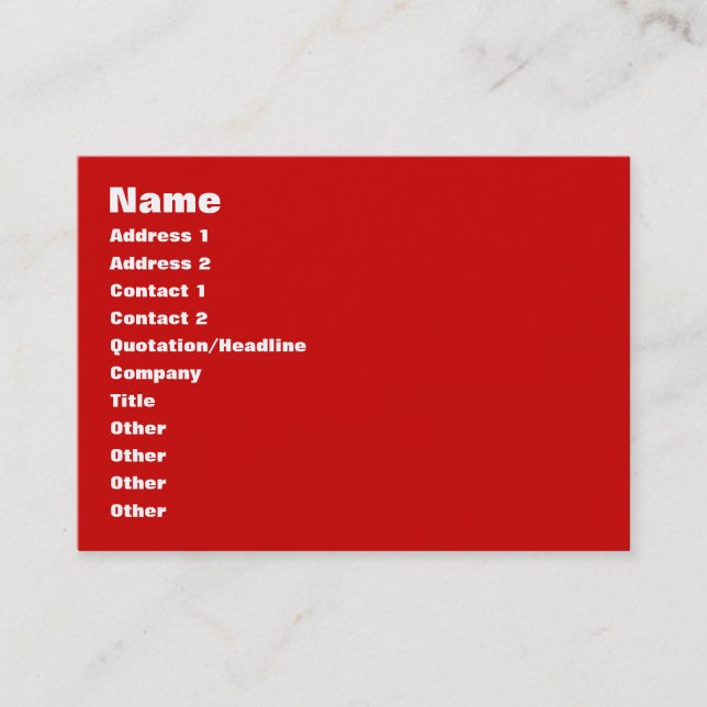 Tarjeta De Visita Ojos de manga de 8 bits (Anverso)