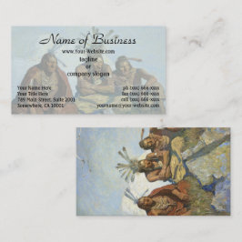 Tarjeta De Visita Ojos inescrutables, negros y similares a las joyas