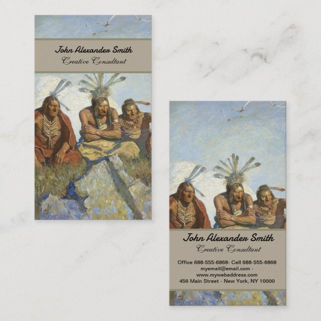 Tarjeta De Visita Ojos inescrutables, negros y similares a las joyas (Anverso / Reverso)