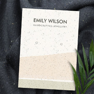 TARJETA DE VISITA OLAS CERAMICAS DE RUBOR ABSTRACTAS QUE GANAN LOGOT