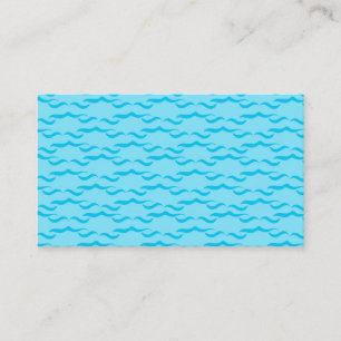 Tarjeta De Visita Olas de agua de mar azul pastel Océano Pacífico